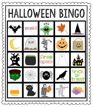 Preview of Halloween Bingo
