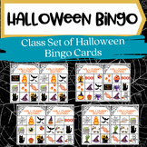 Halloween Bingo Cards-Class Set