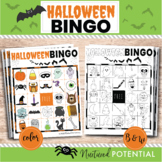 Halloween Bingo Cards | Color or B&W | Halloween Bingo Cla