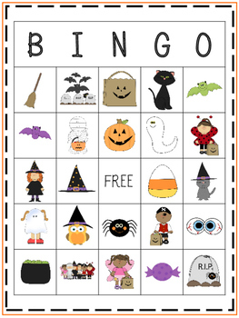 Halloween Bingo Game by Little Miss Kim's Class | TpT