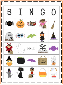 Halloween Bingo Game by Little Miss Kim's Class | TpT