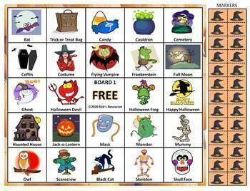 Halloween Bingo Game - Print and Digital Versions by Rick's Resources