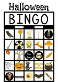 Halloween Bingo Game/ SPOOKY BINGO/ Large Class Bingo Set/