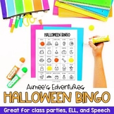 Halloween Bingo Game | Vocabulary Words | Language Arts Game