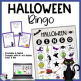 Halloween Bingo Game for Listening and Inferencing | Hallo