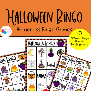 Preview of Halloween Bingo Game for Preschool PreK and Kindergarten