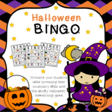 Halloween Bingo Game with Riddles - A Vocabulary Building 