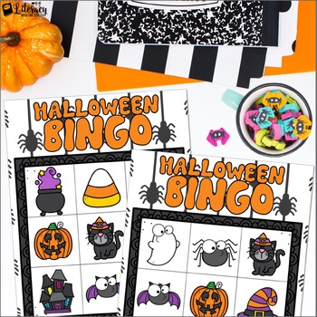 Halloween Bingo Games | October Class Party Activities | Counting & 2D ...