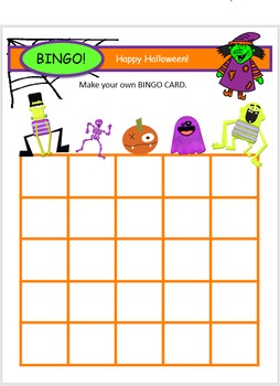 Halloween Bingo - Halloween themed words by UnstandardizedMinds | TpT