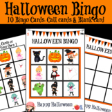 Halloween Bingo Set for Kindergarten & Preschool - Easy ESL Games