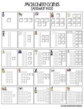 Halloween Bingo and Center Activity! by Classroom Canvas | TpT