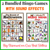 Halloween Bingo w/sound effects AND Christmas Bingo w/soun