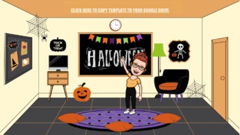 Preview of Halloween Bitmoji Classroom