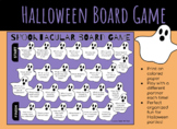 Halloween Board Game with Questions 3rd Grade- 5th Grade
