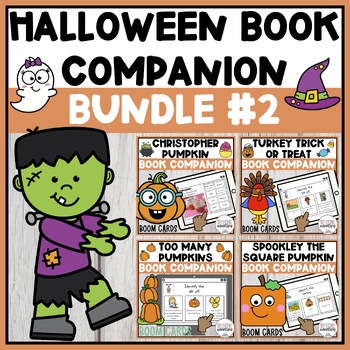 Preview of Halloween Book Companion Bundle #2 Boom Cards