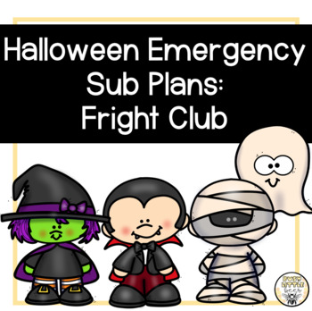 Emergency Lesson Plans K-2 - Halloween - Creepy Pair of Underwear