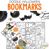 Halloween Bookmarks | Bookmarks to Color | Doodle | Colori