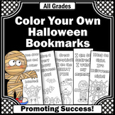 Halloween Coloring Pages Halloween Bookmarks to Color Shee