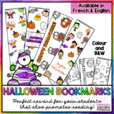 Halloween Bookmarks | Signet | L'Halloween | Reward | FRENCH & EN