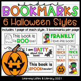 Halloween Bookmarks Student Gift Idea October Student Gift