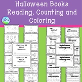 Halloween Books - Coloring, Counting and Reading