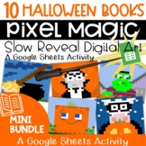 Halloween Books Pixel Art Bundle - Distance Learning