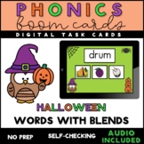 Halloween Boom Cards - Practice Reading Words with Blends