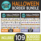 Halloween Border Clipart BUNDLE! doodle clipart