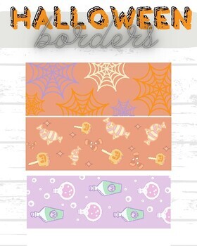 Preview of Halloween Borders