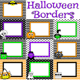 Halloween Borders and Clipart Bundle
