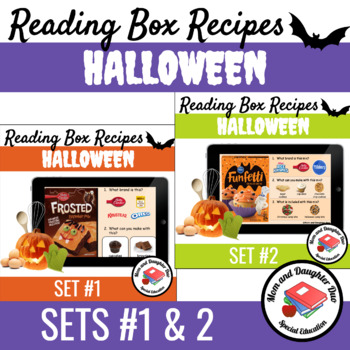 Preview of Halloween Box Recipes Sets 1 & 2