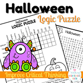 Halloween Brain Break Logic Puzzle Critical Thinking Word 