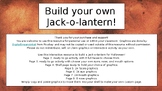 Halloween: Build Your Own Jack-o-lantern! Interactive Acti
