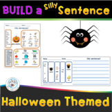Halloween Build a Silly Sentence Activities for Kindergart
