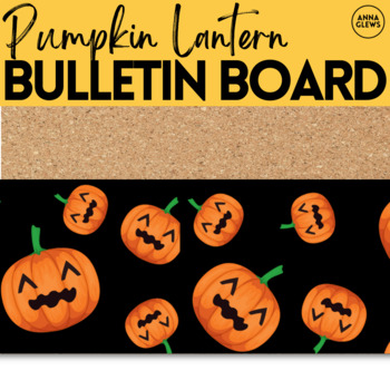 Halloween Bulletin Board Border Pumpkin Lantern Black Classroom Decor ...