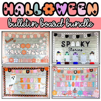 Preview of Halloween Bulletin Board Bundle | Halloween Writing Craft