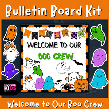 Preview of Halloween Bulletin Board Kit - Welcome to the Boo Crew