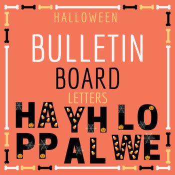 Preview of Halloween Bulletin Board Letters
