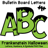 Bulletin Board Letters: Halloween Frankenstein Monster Mas