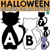 Halloween Bulletin Board Letters Printable Black Cats