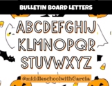 Halloween Bulletin Board Letters letters A-Z DOWNLOADABLE 