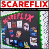 Halloween Bulletin Board | Middle Schoool Reading | Scareflix
