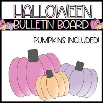 Halloween Bulletin Board Pastel : Classroom Door Decor : Fangtastic Class
