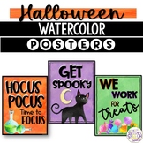 Halloween Bulletin Board Posters | Fall Classroom Decor