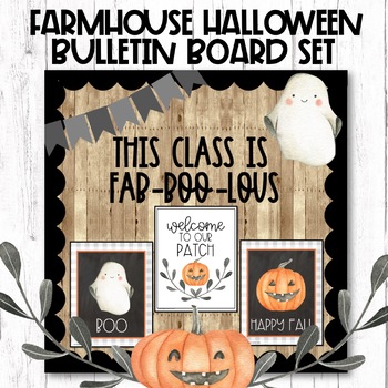 Preview of Halloween Bulletin Board Set