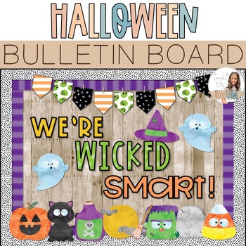 Preview of Halloween Bulletin Board | Wicked Smart Theme