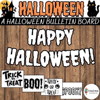 Preview of Halloween Bulletin Board and Door Decor Engaging Ideas for Your Classroom