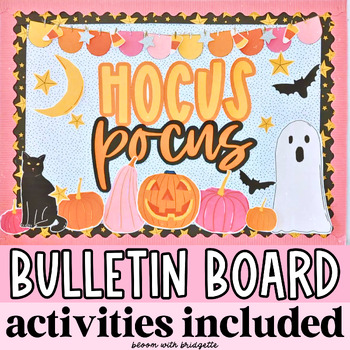 Preview of Halloween Bulletin Board and Fall Student Activities