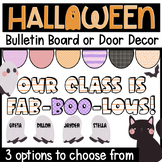 Halloween Bulletin Board or Door Decoration