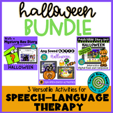 Halloween Bundle | 3 Versatile Speech and Language Resources